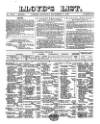 Lloyd's List Saturday 11 November 1865 Page 1