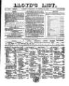 Lloyd's List Wednesday 15 November 1865 Page 1