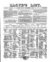 Lloyd's List Friday 15 December 1865 Page 1