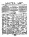 Lloyd's List Friday 12 January 1866 Page 1