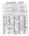 Lloyd's List Tuesday 06 February 1866 Page 1