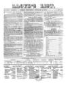 Lloyd's List Wednesday 14 February 1866 Page 1