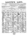 Lloyd's List Saturday 17 March 1866 Page 1