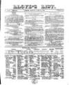 Lloyd's List Monday 25 June 1866 Page 1