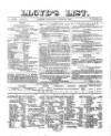 Lloyd's List Saturday 30 June 1866 Page 1