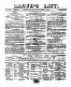 Lloyd's List Thursday 08 November 1866 Page 1