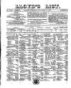 Lloyd's List Saturday 10 November 1866 Page 1
