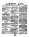 Lloyd's List Thursday 15 November 1866 Page 1