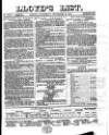 Lloyd's List Wednesday 25 September 1867 Page 1