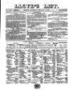 Lloyd's List Saturday 11 January 1868 Page 1