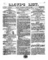 Lloyd's List Thursday 26 August 1869 Page 1
