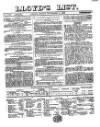 Lloyd's List Friday 12 November 1869 Page 1