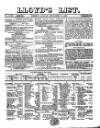 Lloyd's List Monday 15 November 1869 Page 1