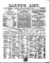 Lloyd's List Saturday 20 November 1869 Page 1
