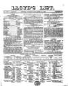 Lloyd's List Tuesday 23 November 1869 Page 1