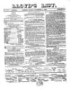 Lloyd's List Friday 17 December 1869 Page 1