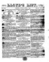 Lloyd's List Friday 01 April 1870 Page 1