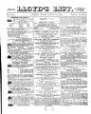 Lloyd's List Friday 19 August 1870 Page 1