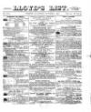 Lloyd's List Saturday 01 October 1870 Page 1