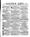 Lloyd's List Wednesday 02 November 1870 Page 1