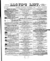 Lloyd's List Thursday 03 November 1870 Page 1