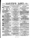 Lloyd's List Monday 05 December 1870 Page 1