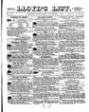 Lloyd's List Wednesday 07 December 1870 Page 1