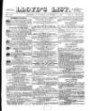 Lloyd's List Saturday 17 December 1870 Page 1