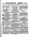 Lloyd's List Wednesday 21 December 1870 Page 1