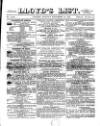 Lloyd's List Monday 26 December 1870 Page 1