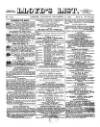 Lloyd's List Thursday 29 December 1870 Page 1