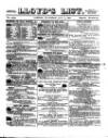 Lloyd's List Thursday 13 July 1871 Page 1