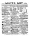 Lloyd's List Wednesday 13 September 1871 Page 1