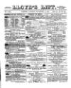 Lloyd's List Tuesday 14 November 1871 Page 1