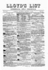 Lloyd's List Saturday 13 January 1872 Page 1