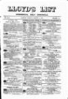 Lloyd's List Friday 01 March 1872 Page 1