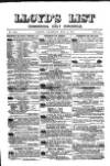 Lloyd's List Thursday 30 May 1872 Page 1