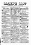 Lloyd's List Monday 01 July 1872 Page 1