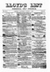 Lloyd's List Thursday 01 August 1872 Page 1