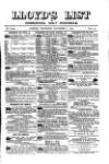 Lloyd's List Thursday 07 November 1872 Page 1
