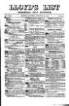 Lloyd's List Saturday 24 January 1874 Page 1