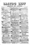Lloyd's List Friday 06 March 1874 Page 1