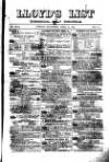 Lloyd's List Saturday 25 April 1874 Page 1