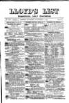 Lloyd's List Saturday 07 November 1874 Page 1
