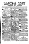 Lloyd's List Wednesday 09 December 1874 Page 1
