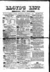 Lloyd's List Wednesday 29 September 1875 Page 1