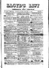 Lloyd's List Friday 18 February 1876 Page 1