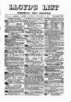 Lloyd's List Saturday 11 November 1876 Page 1