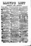 Lloyd's List Friday 01 December 1876 Page 1