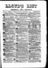 Lloyd's List Saturday 16 December 1876 Page 1